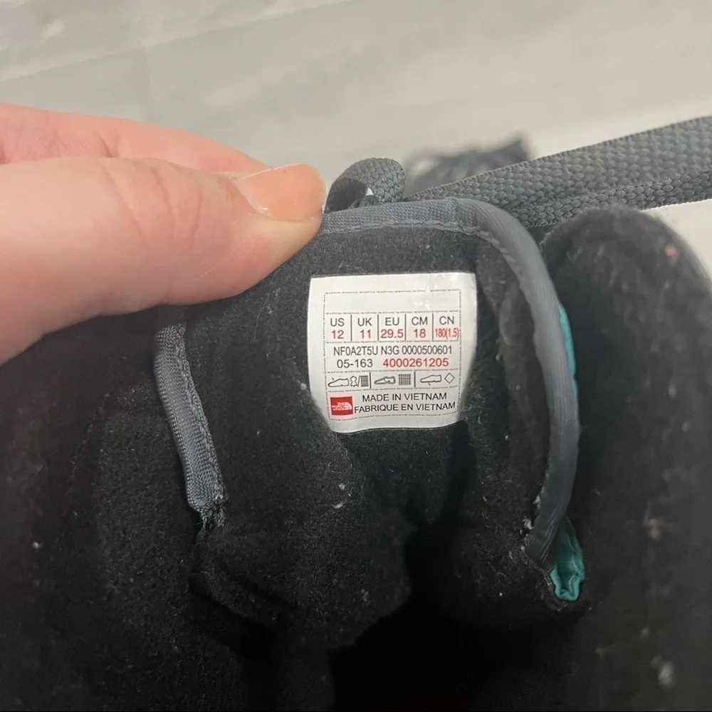 The North Face Youth Thermaball Shellista Boot Winter Night Teal Size 12 Girls